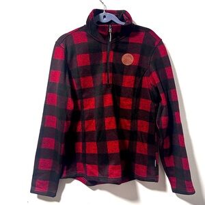Landway Iowa State University Red and Black Buffalo Plaid Jacket Women’s Size XL